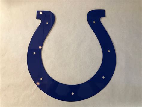 Indianapolis Colts Logo Metal Cutout Etsy