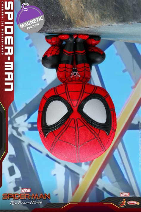 Hot Toys Spider Man Far From Home Cosbaby Bobble Heads Figures
