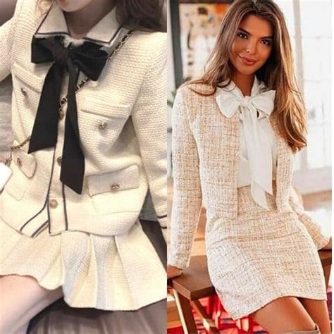 Looks Tips How To Wear A Chanel Style Tweed Jacket