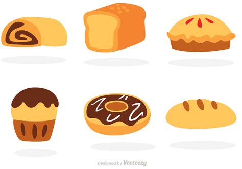 Vector Bakery Icons Vector Art At Vecteezy