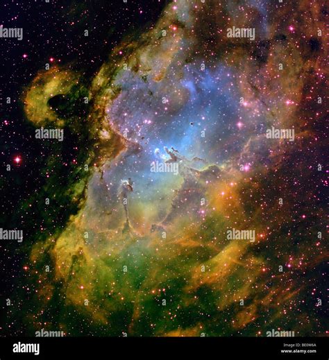 NASA Hubble Space Telescope view of Eagle Nebula Stock Photo - Alamy