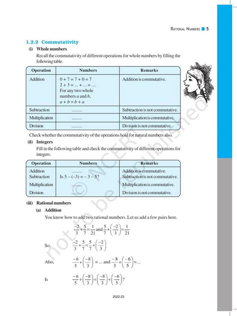 Ncert Book For Class 8 Maths Chapter 1 Rational Numbers