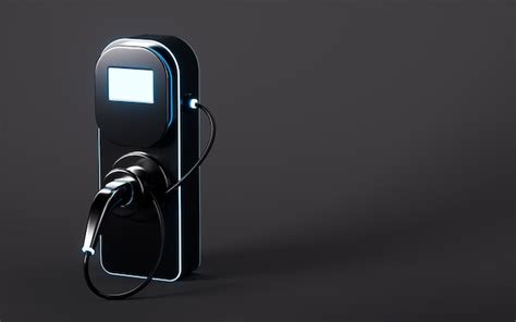 Premium Photo New Energy Vehicle Charging Pile D Rendering