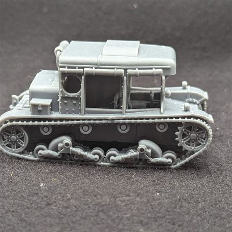 3D Printable C7P Artillery Tractor Poland Interwar WW2 By Wargame3d