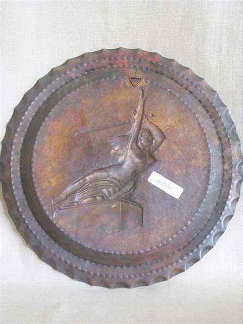 Art Objects Female Copper Nude Sculpture Etna Pe