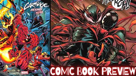 Comic Preview Carnage Reigns Alpha 1 Marvel Comics YouTube