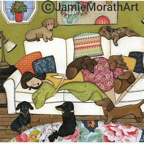 Wiener Dog Art - Etsy