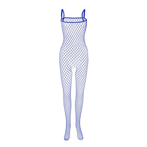 Open Crotch Fishnet Full Body Stockings Lingerie For Him