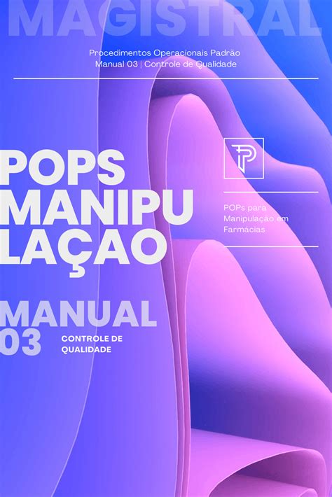 Pop Farmácia De Manipulação Manual 3 Controle De Qualidade