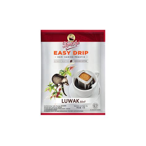 Jual KAPAL API LUWAK BLEND EASY DRIP ISI 5 SACHET X 10 GR Di Seller