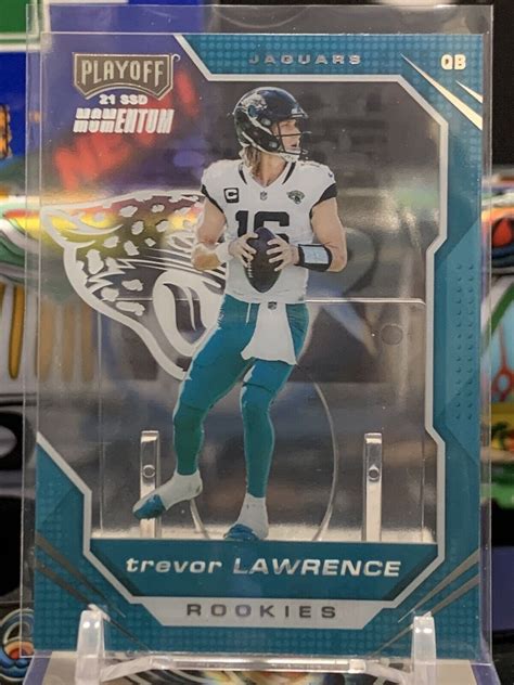 2021 Panini Chronicles Playoff Momentum Rookies PMR 1 Trevor Lawrence