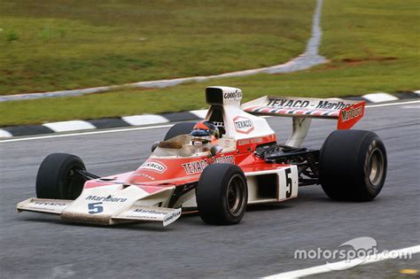 Emerson Fittipaldi McLaren M23 At Brazilian GP