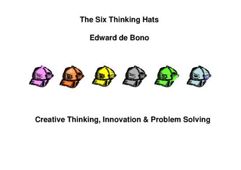 Six Thinking Hats Pdf 85813 | Edward De Bono Six Thinking Hats