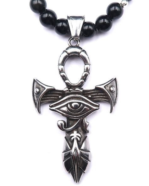 Collier Croix De Vie Gyptienne Ankh Il Dhorus Protection Et