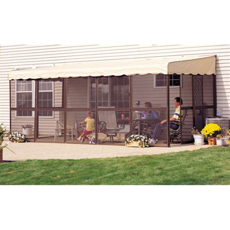 Patio Mate 148 Sq Ft Brown Screen Enclosure By Patio Mate At Fleet Farm