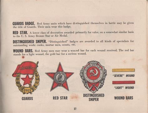 Our Red Army Ally Us Soldiers Booklet From 45 The Red Guard