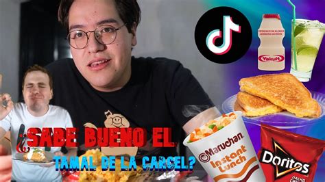 Hice Los Tamales De La Carcel Y Mas Recetas De Tik Tok Youtube