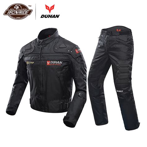 DUHAN Coupe Vent Moto Course Costume Quipement De Protection Armure