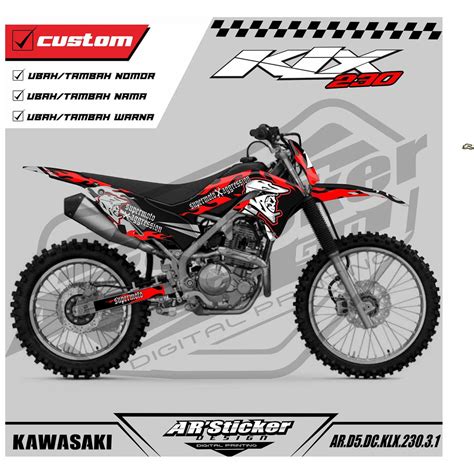 Jual Decal KLX 230 Full Body Stiker Dekal KLX 230 Full Body Kode 03