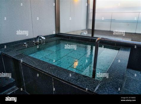 Indoor Japanese Hot Springs Bath Onsen Stock Photo Alamy