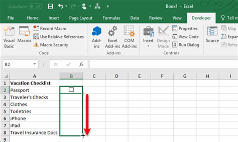 So Erstellen Sie Eine Checkliste In Excel