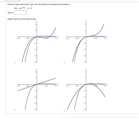 Solved Find The Taylor Polynomial T3x For The Function F