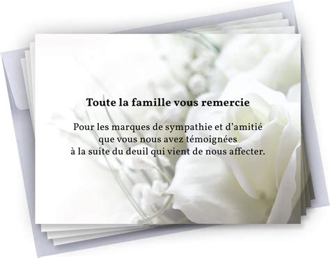 Cadeau Parfait Cartes De Remerciements D C S Condol Ances