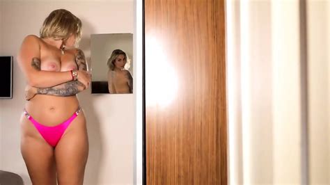 Big Ass Babe Paige Turnah Is Masturbating To Orgasm In The Locker Rooms While You Watch Her