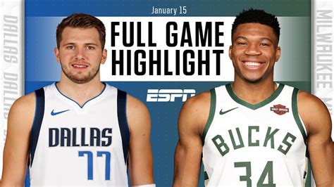 Dallas Mavericks Vs Milwaukee Bucks FULL GAME HIGHLIGHTS NBA On