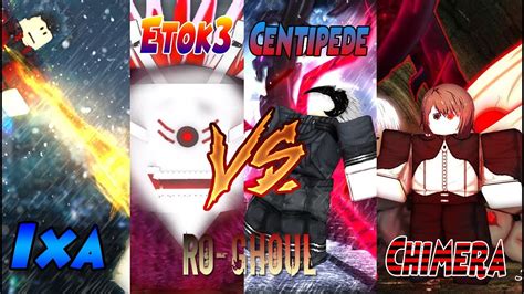 Strongest Kagune Quinque Showdown Ro Ghoul Centipede Chimera Vs