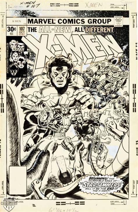 Cover To X Men By Dave Cockrum Comicart Marvel Comics Artists