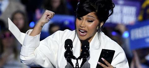 Rapper Cardi B Gets Heated Over Presidential Election Outcome