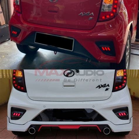 Buy Perodua Axia Night Rider Sequential Running Rear Bumper