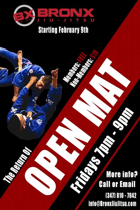 Open Mat Is Back Bronx Jiu Jitsu Bronx New York