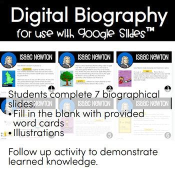 Isaac Newton Scientist Study Biography Book DIGITAL | TPT