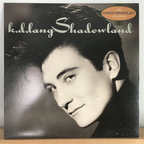 k.d. lang — Shadowland – Vinyl Distractions