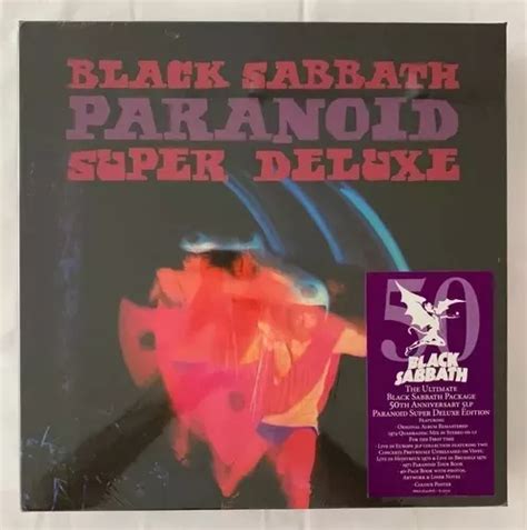 Black Sabbath Paranoid 50th Anniversary Super Deluxe 5 Lps Frete grátis