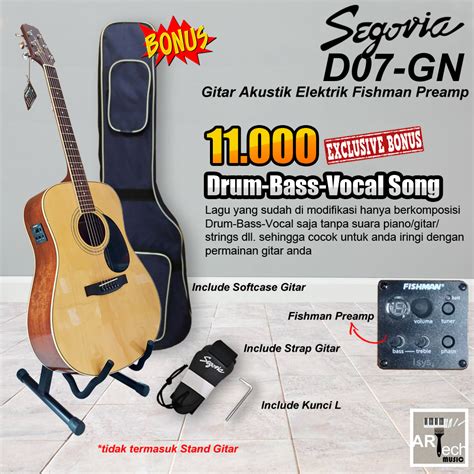 Jual Segovia D Gn D Gn D Gn D Gn Gitar Akustik Elektrik