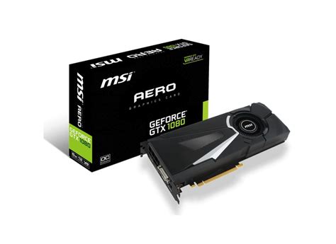 Placa de Video NVIDIA GeForce GTX 1080 8 GB GDDR5X 256 Bits MSI GTX ...