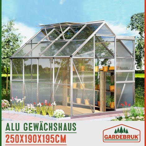 Meilleures Ventes Gardebruk Serre De Jardin En Aluminium Avec