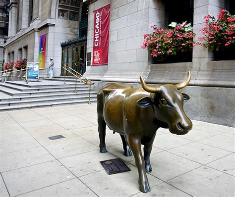 Photo Chicago Bronze Cow This Bronze Cow Was Installed I Flickr