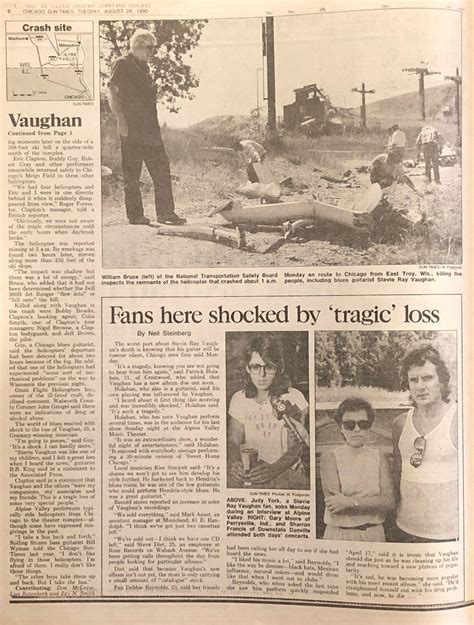 The Death of Stevie Ray Vaughan