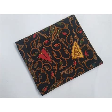 Jual Kain Jarik Batik Sogan Solo Colet Warna Daun Sirih Shopee Indonesia