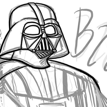 Darth Vader Line Drawing At PaintingValley Explore Collection Of