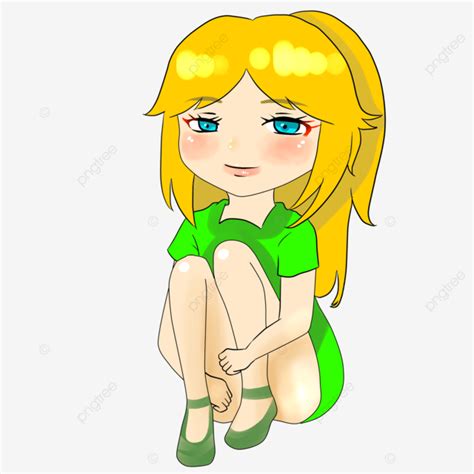 Chibi Blonde Girl Chibi Blonde Girl Png Transparent Clipart Image