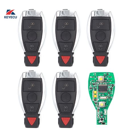 Keyecu Replacement Remote Car Key Fob Button Mhz Nec Chip