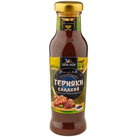 Соус Sen Soy Teriyaki сладкий для обжаривания 320 мл — купить в ...