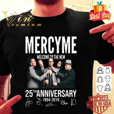 Mercyme Welcome To The New 25th Anniversary 1994 2019 Signatures Shirt