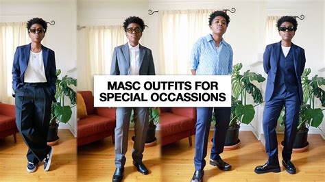 6 Masc Outfit Ideas For Special Occasions Weddings Parties Etc Madeyoulooks Youtube