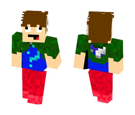 Derp Minecraft Skin Template PNG